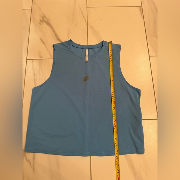 Fabletics Crop Top Blue Medium - Picture 5 of 6